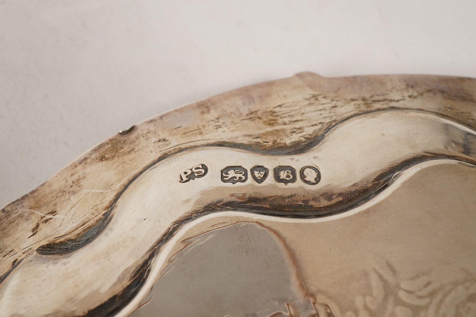 An early Victorian silver salver, by Paul Storr